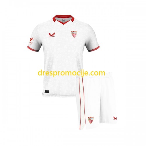 Sevilla FC Dres Dječji Domaći 2023/2024 Kratkih Rukava Sevilla FC Dres Dječji Domaći 2023/2024 Kratkih Rukava
